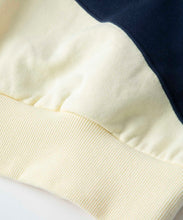 Load image into Gallery viewer, PANELED HALF ZIP HOODED SWEAT