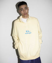 Load image into Gallery viewer, EMBROIDERY LASER HALF ZIP SWEAT
